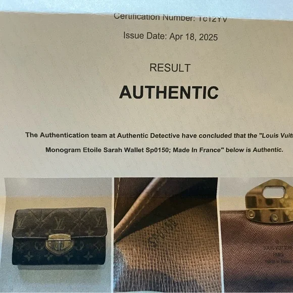LOUIS VUITTON QUILTED SARAH WALLET - Picture 2 of 14